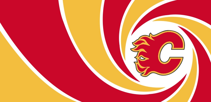 007 Calgary Flames logo vinyl decal